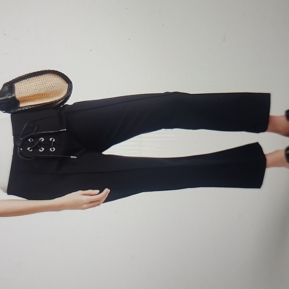 FRAME LACE UP ANKLE TROUSERS SIZE 6 - Picture 2 of 7